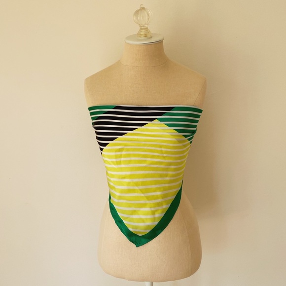 VINTAGE Stripe Pattern Scarf - Picture 1 of 8